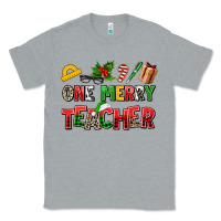 Heather Grey one merry teacher Classic Tee - AdoDesignShop