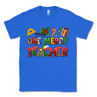 True Royal one merry teacher Classic Tee - AdoDesignShop