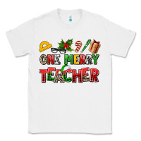 White one merry teacher Classic Tee - AdoDesignShop
