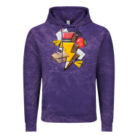 Cloud Purple teacher lightning bolt Vintage Hoodie - texasbilliewilder
