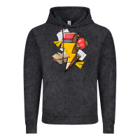 Vintage Black teacher lightning bolt Vintage Hoodie - texasbilliewilder