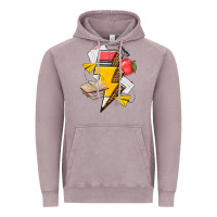 Vintage Zinc teacher lightning bolt Vintage Hoodie - texasbilliewilder