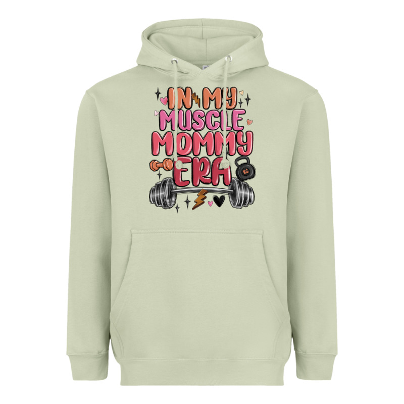In My Muscle Mommy Era Heavyweight Hoodie by MaliasSmallBusiness | Teevron