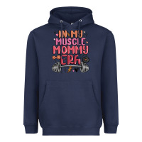 Navy in my muscle mommy era Heavyweight Hoodie - MaliasSmallBusiness
