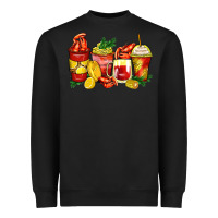 Black crawfish coffee cups Heavyweight Sweatshirt - Zillion Design Studio