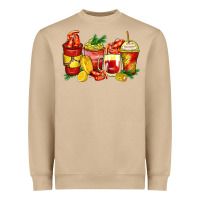 Mushroom crawfish coffee cups Heavyweight Sweatshirt - Zillion Design Studio