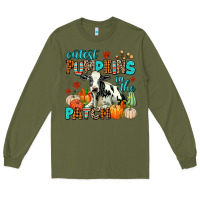 Army Green cutest pupkins in the patch Long Sleeve Tee - AdoDesignShop