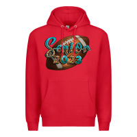 Red american football senior 2023 Premium Hoodie - BundleAndBundleShop