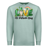 Seafoam love st. patricks day gnome Premium Sweatshirt - MaliasSmallBusiness