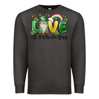 Smoke love st. patricks day gnome Premium Sweatshirt - MaliasSmallBusiness
