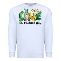 White love st. patricks day gnome Premium Sweatshirt - MaliasSmallBusiness