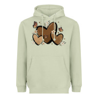 Matcha melanin hearts Heavyweight Hoodie - MaliasSmallBusiness