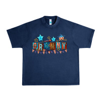 Navy American Granny 4th of july Urban Heavy Tee - CowGirlArtShop