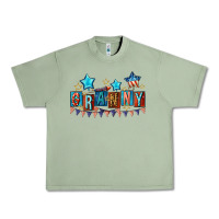 Oil Green American Granny 4th of july Urban Heavy Tee - CowGirlArtShop