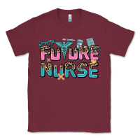 Burgundy future nurse Classic Tee - AdoDesignShop