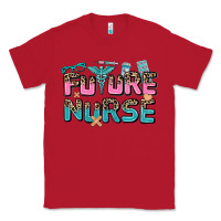 Red future nurse Classic Tee - AdoDesignShop