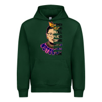 Forest Green RBG Ruth Bader Ginsburg Women Belong In All Places Urban Hoodie - Bettercallsaul