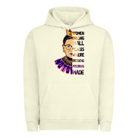 Pigment Pistachio RBG Ruth Bader Ginsburg Women Belong In All Places Urban Hoodie - Bettercallsaul
