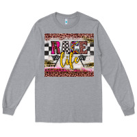 Heather Grey race life Long Sleeve Tee - JahusDesignShop
