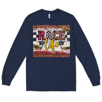 Navy race life Long Sleeve Tee - JahusDesignShop