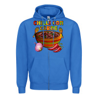True Royal chilli con carne  with chilli pepper Zipper Hoodie - AdoDesignShop