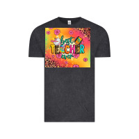 Vintage Black best teacher ever Vintage Tee - Zillion Design Studio