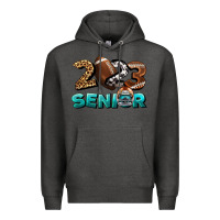 Charcoal Heather American Football Senior 2023 Premium Hoodie - BundleAndBundleShop