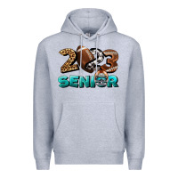 Heather Grey American Football Senior 2023 Premium Hoodie - BundleAndBundleShop