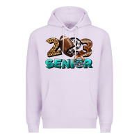 Lilac American Football Senior 2023 Premium Hoodie - BundleAndBundleShop