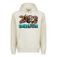 Oatmeal Heather American Football Senior 2023 Premium Hoodie - BundleAndBundleShop