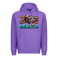 Purple American Football Senior 2023 Premium Hoodie - BundleAndBundleShop