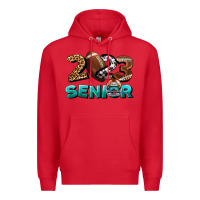 Red American Football Senior 2023 Premium Hoodie - BundleAndBundleShop