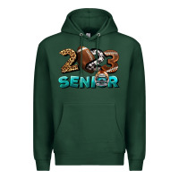 Sports Green American Football Senior 2023 Premium Hoodie - BundleAndBundleShop