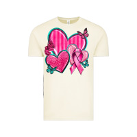 Vintage Arctic Breast Cancer Hearts Vintage Tee - texasbilliewilder