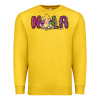 Lemon nola cake mardi gras Premium Sweatshirt - MaliasSmallBusiness