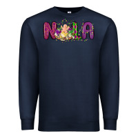 Navy nola cake mardi gras Premium Sweatshirt - MaliasSmallBusiness