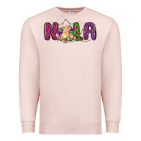 Pale Pink nola cake mardi gras Premium Sweatshirt - MaliasSmallBusiness
