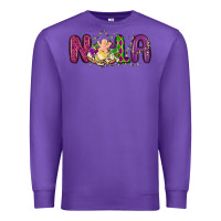 Purple nola cake mardi gras Premium Sweatshirt - MaliasSmallBusiness