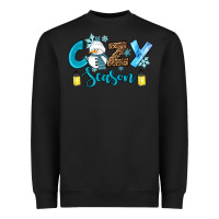 Black cozy season winter Heavyweight Sweatshirt - RanaPortraitStore
