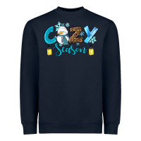 Navy cozy season winter Heavyweight Sweatshirt - RanaPortraitStore