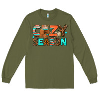 Army Green cozy season Long Sleeve Tee - AdoDesignShop
