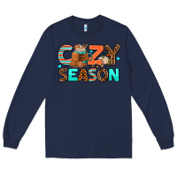 Navy cozy season Long Sleeve Tee - AdoDesignShop