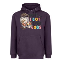 Plum psst i got them eggs Heavyweight Hoodie - MaliasSmallBusiness