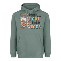 Sage psst i got them eggs Heavyweight Hoodie - MaliasSmallBusiness