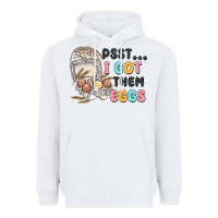 White psst i got them eggs Heavyweight Hoodie - MaliasSmallBusiness