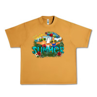 Peanut Butter hello summer Urban Heavy Tee - SublimationCraftShop