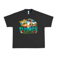 Pigment Black hello summer Urban Heavy Tee - SublimationCraftShop