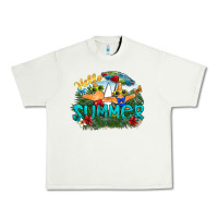Pistachio hello summer Urban Heavy Tee - SublimationCraftShop