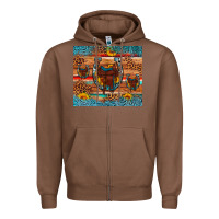Chestnut saddle horseshoe leopard sunflower Zipper Hoodie - Artiststas