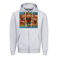 Heather Grey saddle horseshoe leopard sunflower Zipper Hoodie - Artiststas